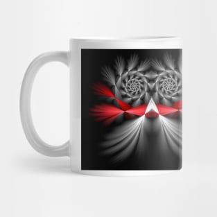 Rotor Face Fractal Digital Art Mug